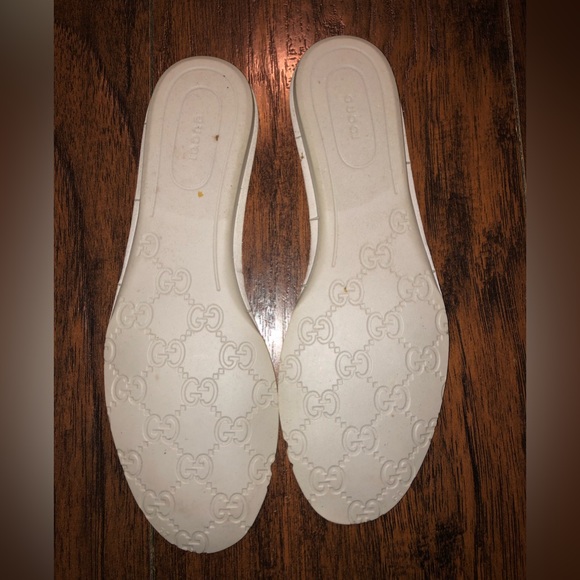 Gucci Monogram Navy&Red Ace Sneakers. SZ 6.5 - Picture 9 of 10